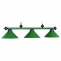 Ram Gameroom 54In. 3Lt Billiard Light- Matte Green PR54 MGR